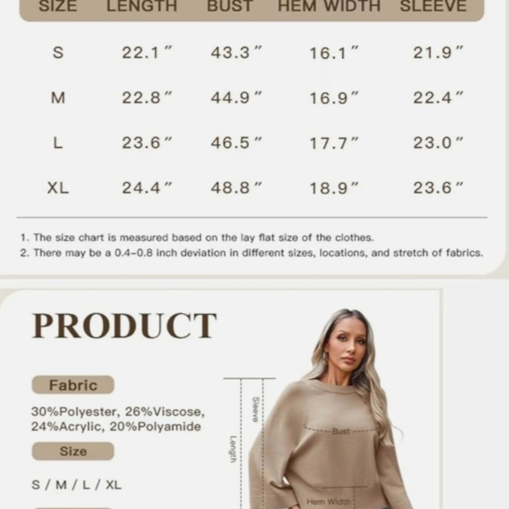 Gray Relaxed Crewneck Sweater - Picture 4 of 4